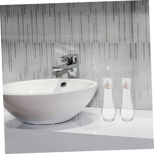 LIFKOME 2-Pack Refillable Glass Mouthwash Dispensers for Safe Use