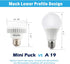 10W E26 Bulb, White(2700K), 100w 50000hrs 1000LM, 120-277V, Legental LED Mini PUCK, Medium Base Squat Soft incandescent