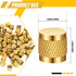 1/4 Flare Cap, round brass w/neoprene o-ring seal, HVAC locking caps, refrigerant locking caps (30 PCS)