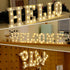 LED Marquee Sign Light Up Letters, Alphabet Light Up Letters Sign, Battery Powered LED Letter Lights for Night Light