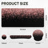 Britimes Set 4in1 35.4x15.7 inches Rose Gold Pink Keyboard Mouse Pad Black Golden Large Mousepad+Keyboard Wrist