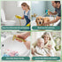 SHENLIU Gold Handheld Toilet Bidet Sprayer for Toilet, Adjustable Water Pressure Control with Bidet Hose for Feminine