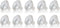 Simba Lighting Halogen MR16 20W 12V Light Bulbs (10 Pack) for Landscape, Track Lights, Fiber Optics, Desk Lamps, BAB C