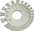 RIVERWELD Round Cable Thread Sheet, Stainless Steel Wire Gage Welding Gauge for Measuring Thickness and Hardware