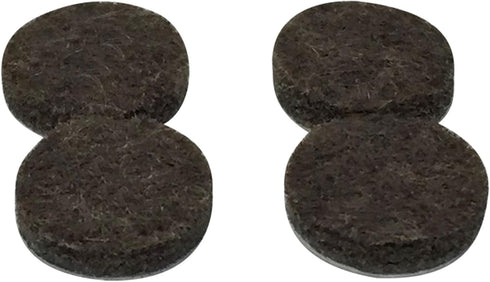 Shepherd Hardware 9822 1-Inch Self-Adhesive Felt Furniture Pads, 4-Pack, Brown