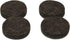 Shepherd Hardware 9822 1-Inch Self-Adhesive Felt Furniture Pads, 4-Pack, Brown