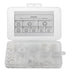 Eowpower 270 Pieces Nylon Metric Sealing Washers Assortment Set, 8 Sizes