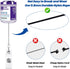 Sani Wipes Funny Badge Reel, Cute Nurse Doctor Work Badge Holder with Retractable Clip, Nursing Student RN CNA LPN MA