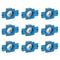 uxcell 60 Pcs Nylon Strut Cone Nut, M8x1.25mm Nylon Channel Squeeze Nut with