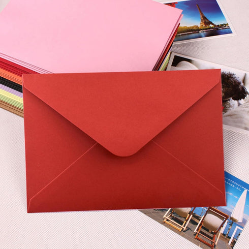 VANRA 170 Pack A7 Colorful Self Seal Envelopes for 5x7 Greeting Cards, Wedding Invitations, Photos, Graduation (17