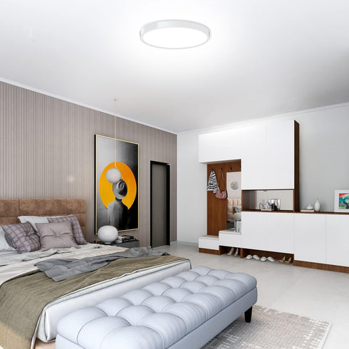 9inch 18W 5000K, Closet LED Ceiling Light Fixture Flush Mount, Modern LED Ceiling Light, Low Profile Slim Flat Surface