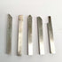 ZR 5 Pcs Carbide Tipped Lathe Metal Cutter Bit Set, 4x4mm Turning Boring Cutters for Mini Metal Lathe