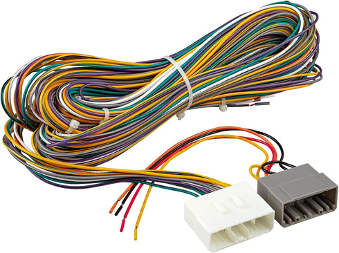 RED WOLF Car Factory Amplifier Bypass Wiring Harness Fit for Dodge Ram