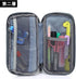VASCHY Pencil Case, Medium Size Pen/Pencil Holder Pouch Bag with Double Zippers for School/Medical Gear (Gray)