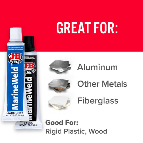 J-B Weld 8272 MarineWeld Marine Epoxy, 2 oz.