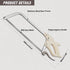 17.5-inch SK5 KATA Meat Bone Saw for Butchering: Hand Saw Butcher Saw for Meat Bone Cutting - Meat Saw for Butchering
