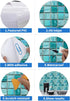25Pcs Self-adhesive Mosaic Tile Transfer - Peel and Stick Waterproof Backsplash Tile Sticker for Home Decor (4x4inch)