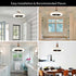 9.84ft socket fan light Plug in Ceiling Fan With Light and Remote Control Comes with Plug Cable,Enclosed Small Screw