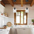1 E26 2 Packs Light Hanging Pendant Light Fixtures, Adjustable Black Pendant Lights Kitchen Island, Modern Farmhouse