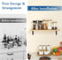 Mooche 4Pack 4.94*3.15 Inch) Floating Shelf Brackets, Heavy Duty Metal L Brackets Wall Mounted Corner Brace Angle