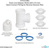 Drain Line Adapter (DLA) with 1/4-inch Quick Connect Fitting for Reverse Osmosis filter