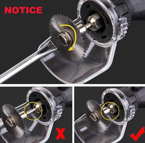 Cutting Wheels for Rotary Tool, Diamond Metal Wood Cutting Wheels, Drill Cutting Disc with 1/8" Shank, Resin Cutting Off