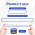 Trinkrittey Set 3, 13 30 Trash Can Bands of Black, Blue, Brown, Fits to Gallon Garbage Cans Homewares Colorful Litter