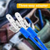 25pcs Electrical Double Male Female Adapter, Aluminum Alloy Piggyback Spade Wire Terminals