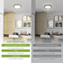 12" 5CCT, Dimmable, 24W 1900LM 2700-6000K 120V ASD LED Round Flush Mount Ceiling Light Fixture, Low Profile Surface