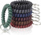BIHRTC Pack of 7 Colorful Wrist Coil Spring Key Chain, Stretchable Spiral Key Rings for Outdoor Sports