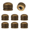 Zelphvt M4 Screw Caps for Light Fixture 8 Pcs Threaded Cap Nuts Ceiling