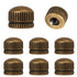 Zelphvt M4 Screw Caps for Light Fixture 8 Pcs Threaded Cap Nuts Ceiling