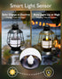 2.3''x2'', Pack 6 Homemory Solar Candles Outdoor Waterproof, Dusk to Dawn Outdoor Lighting, Reusable LED Tea Light