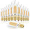 Hizashi LED Candelabra Bulbs 60 watt Equivalent 2700K Soft Warm White, Dimmable