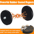 Strong Rubber Coated Magnets with 1/4-20 Male Threaded Stud, 2Pack Heavy Duty Neodymium Mounting Base