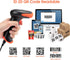 Tera Wireless 2D QR Barcode Scanner with Stand, 3 in 1 Bluetooth & 2.4GHz Wireless & USB Wired Barcode Reader, Handheld