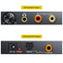 PROZOR Digital to Analog Audio Converter, 192KHz Optical to RCA Adapter, Volume Adjustable DAC with Optical Cable
