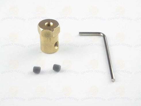 CHANCS 2 Pieces 2mm Motor Flexible Coupling Coupler Connector for Car Wheels Tires Shaft Accessories
