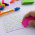 BAZIC Eraser Sets Neon Eraser (2234)