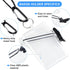 URATOT 4 Pack Clear Waterproof Badge Holder with Lanyard, Heavy Duty Durable Locker Dry Box for Cards, Coin, and Money