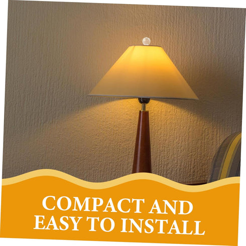 WHAMVOX Crystal Lamp Finial Cap Knob Modern Design for Table Floor Lamps Easy Installation