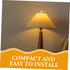 WHAMVOX Crystal Lamp Finial Cap Knob Modern Design for Table Floor Lamps Easy Installation