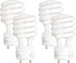 KOR (Pack of 4) 23 Watt Mini Spiral - GU24 Base -