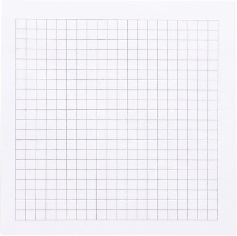 Juvale 10 Pack Mini Graph Paper Sticky Notes, 6 Designs, 25 Sheets per Pad (3x3 in) - Planner Supplies and Accessories