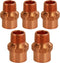 Supply Giant DDNA0120-5 Male Adapter, Reducing Fitting Sweat x MIP Connections, 1/2 X 1/4, Copper