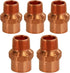 Supply Giant DDNA0120-5 Male Adapter, Reducing Fitting Sweat x MIP Connections, 1/2 X 1/4, Copper