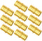 10 Pack PEX Fittings, 3/4" Straight Coupling Brass Fittings for PEX Tubing Pipe (3/4" Coupling)