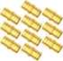 10 Pack PEX Fittings, 3/4" Straight Coupling Brass Fittings for PEX Tubing Pipe (3/4" Coupling)