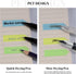 Fluorescent Translucent Sticky Note Flags, 1200 Pcs Total, 10 Color Tabs, Arrow Index Tabs, Page Flag Markers