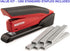 Bostitch Stapler with 1260 Staples - InPower Red Spring Powered Stapler - Built-in Staple Remover - Staple Storage Compartment - One Touch Heavy Duty for Desk by Bostitch Office